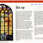 'Sta op' | Atelier Galerie Annemiek Punt Ootmarsum Glas & Schilder Kunst
