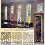 'Fraaie glas-in-lood ramen voor aula in Borculo' | Atelier Galerie Annemiek Punt Ootmarsum Glas & Schilder Kunst
