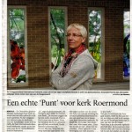 'Een echte Punt voor kerk Roermond' | Atelier Galerie Annemiek Punt Ootmarsum Glas & Schilder Kunst