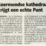 'Roermondse kathedraal krijgt een echte Punt' | Atelier Galerie Annemiek Punt Ootmarsum Glas & Schilder Kunst