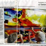'Glazen klaproos als symbool bevrijding' | Atelier Galerie Annemiek Punt Ootmarsum Glas & Schilder Kunst