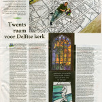 'Twents raam voor Delftse kerk' | Atelier Galerie Annemiek Punt Ootmarsum Glas & Schilder Kunst