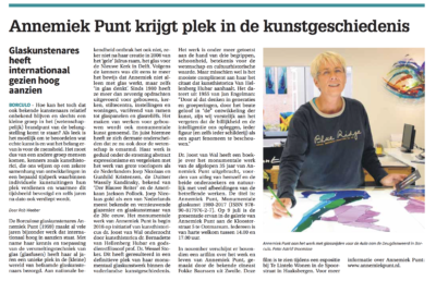 'Annemiek Punt krijgt plek in de kunstgeschiedenis'