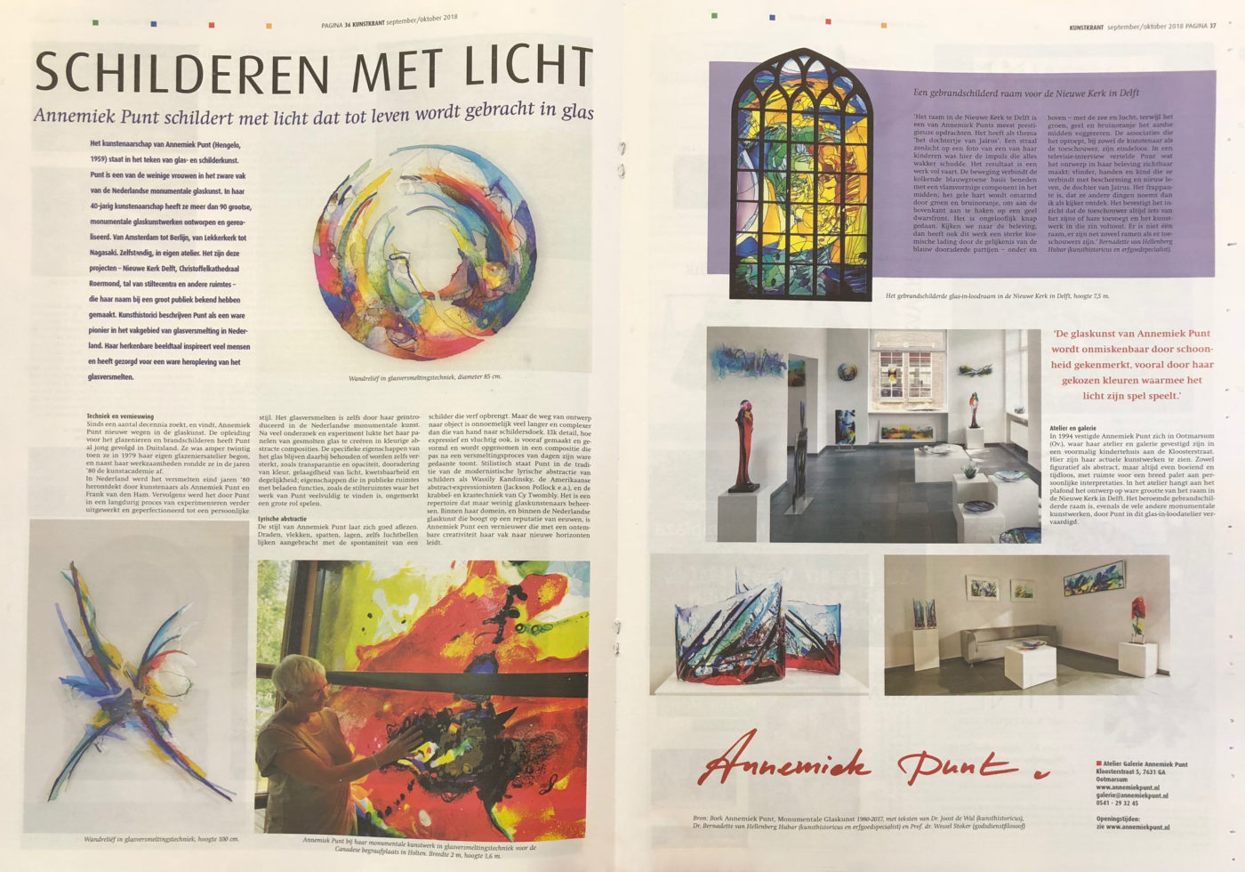 ‘Schilderen met Licht’ Annemiek Punt