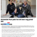 'Annemiek Punt pakt het dit keer nog groter aan' | Atelier Galerie Annemiek Punt Ootmarsum, Glaskunst en Schilderkunst