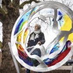 Het kunstwerk 'Verbondenheid' van Annemiek Punt | Atelier Galerie Annemiek Punt in Ootmarsum, Glaskunst en Schilderkunst