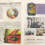 Kunstkrant - Glaskunst en schilderkunst van Annemiek Punt in Ootmarsum