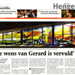 'De wens van Gerard is vervuld' - Glaskunst en schilderkunst van Annemiek Punt in Ootmarsum