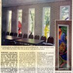 'Fraaie glas-in-lood ramen voor aula in Borculo' - Glaskunst en schilderkunst van Annemiek Punt in Ootmarsum