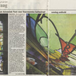 'Glas-in-loodraam Annemiek Punt voor Roermondse kathedraal zondag onthuld' - Glaskunst en schilderkunst van Annemiek Punt in Ootmarsum