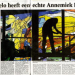 'Hengelo heeft een echte Annemiek Punt' - Glaskunst en schilderkunst van Annemiek Punt in Ootmarsum