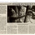 'Kunstenares geeft visitekaartje af in Nieuwe Kerk Delft' - Glaskunst en schilderkunst van Annemiek Punt in Ootmarsum