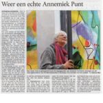 'Weer een echte Annemiek Punt' - Glaskunst en schilderkunst van Annemiek Punt in Ootmarsum