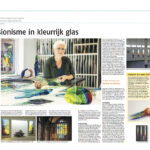 'Expressionisme in kleurrijk glas' - Glaskunst en schilderkunst van Annemiek Punt in Ootmarsum