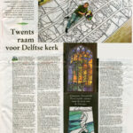 'Twents raam voor Delftse kerk stadenlandgroot' - Glaskunst en schilderkunst van Annemiek Punt in Ootmarsum