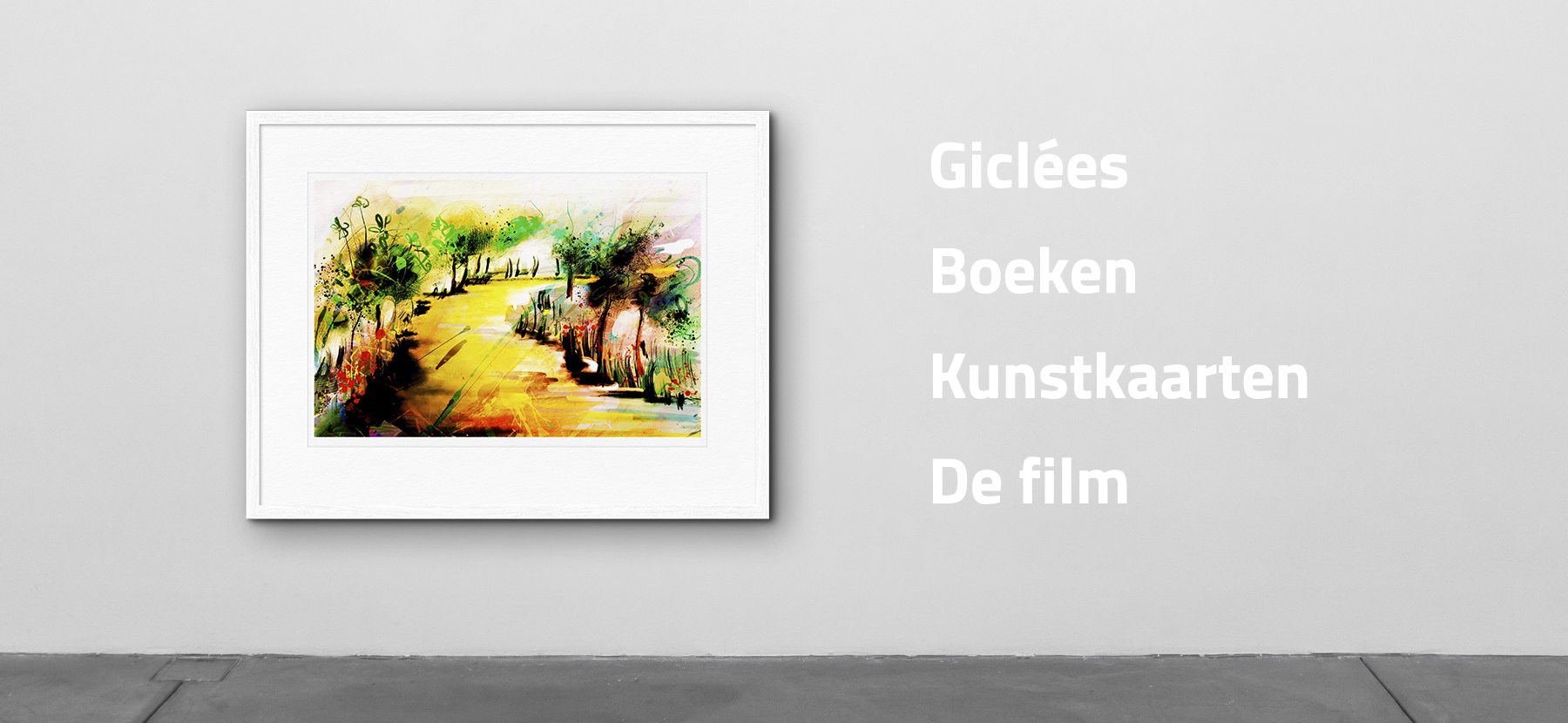 Webshop Kunst-Punt banner - Glaskunst en schilderkunst van Annemiek Punt in Ootmarsum
