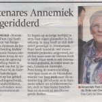 'Kunstenares Annemiek Punt geridderd' - Glaskunst en schilderkunst van Annemiek Punt in Ootmarsum