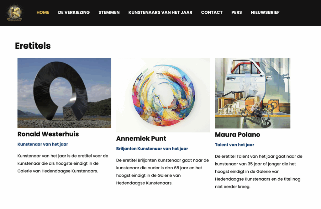 Annemiek Punt Briljanten Kunstenaar van het Jaar 2026