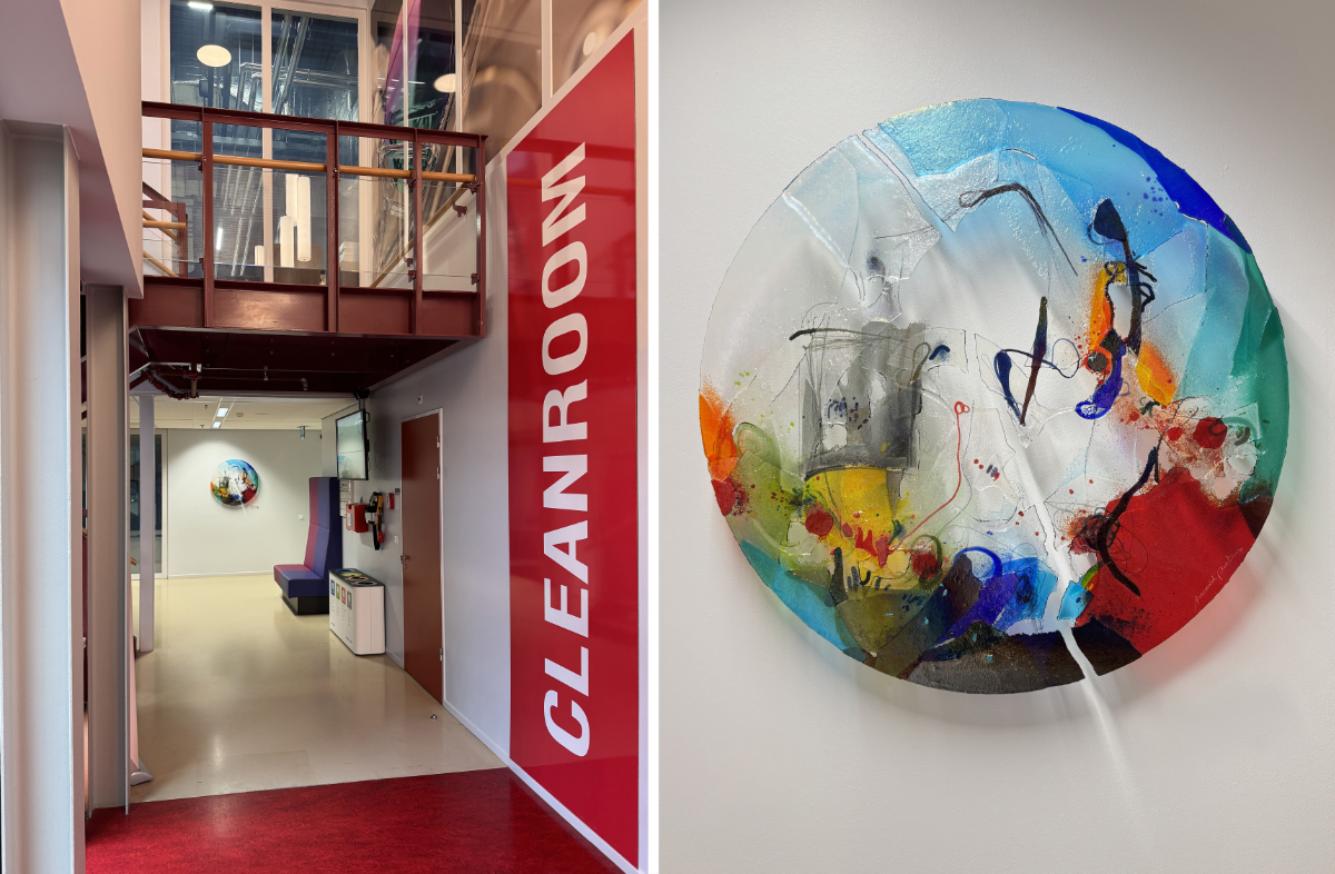 Universiteit Twente Nanolab glaskunst Annemiek Punt