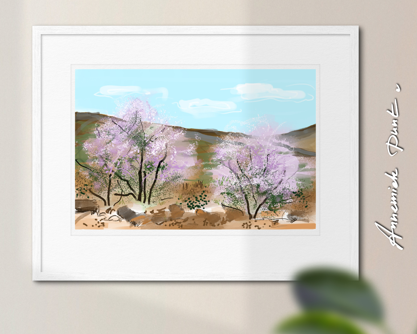Samen in bloei - Giclée Schilderkunst van Annemiek Punt in Ootmarsum