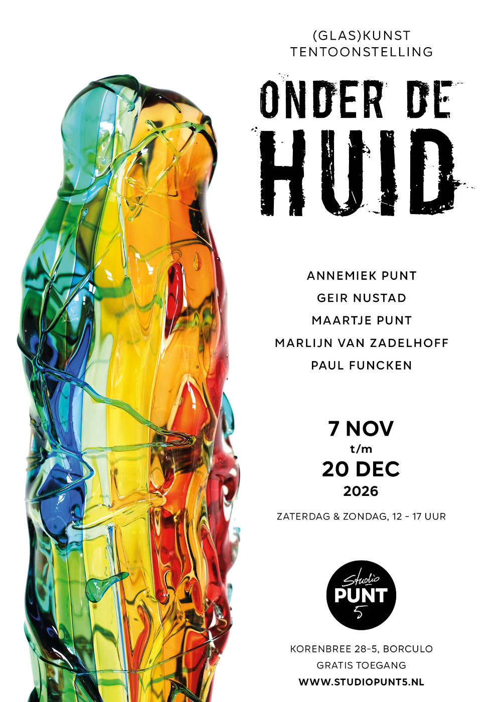 Annemiek Punt tentoonstelling StudioPunt5 Onder de Huid Borculo